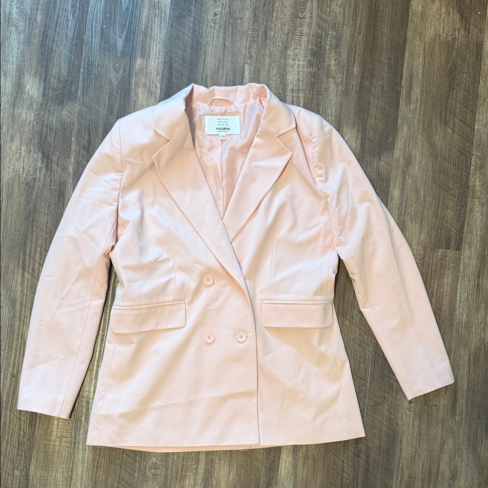 PULL&BEAR Outer Women Wear Linen Blazer